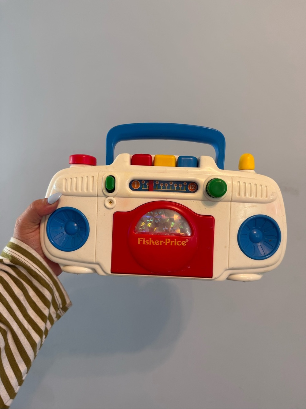Vintage fisher price cassette tape learning music toy